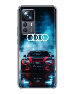 Чохол для Xiaomi 12T з картинкою «Audi Sport — неон»