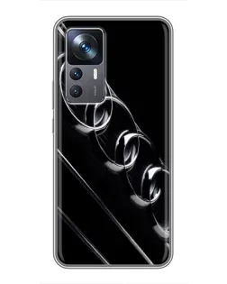 Чохол для Xiaomi 12T з картинкою «Audi — абстрактні кільця»