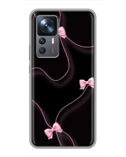 Чохол для Xiaomi 12T з картинкою «Рожеві стрічки»