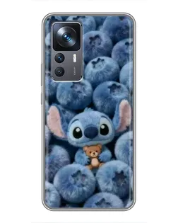 Чехол для Xiaomi 12T с картинкой «Стич и голубика» Чехол для Xiaomi 12T с картинкой «Стич и голубика»