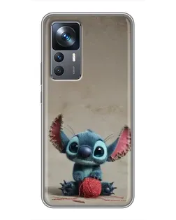 Чехол для Xiaomi 12T с картинкой «Стич на коричневом фоне» Чехол для Xiaomi 12T с картинкой «Стич на коричневом фоне»