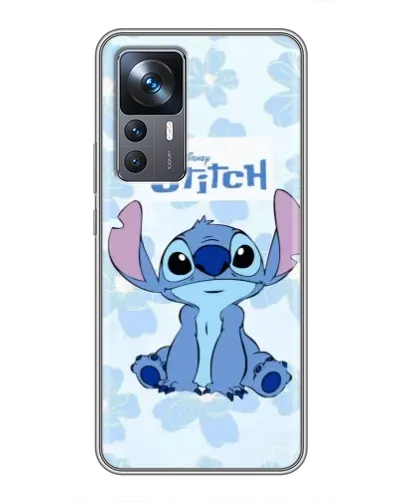Чехол для Xiaomi 12T с картинкой «Stitch среди цветов» Чехол для Xiaomi 12T с картинкой «Stitch среди цветов»