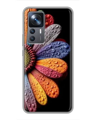 Чохол для Xiaomi 12T з картинкою «Райдужна квітка» Чохол для Xiaomi 12T з картинкою «Райдужна квітка»