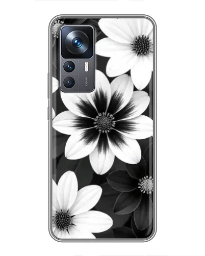 Чохол для Xiaomi 12T з картинкою «Монохромні айстри» Чохол для Xiaomi 12T з картинкою «Монохромні айстри»