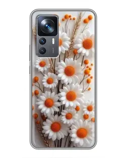 Чохол для Xiaomi 12T з картинкою «Білі сухоцвіти» Чохол для Xiaomi 12T з картинкою «Білі сухоцвіти»