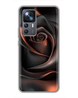 Чохол для Xiaomi 12T з картинкою «Шовкова чорна троянда» Чохол для Xiaomi 12T з картинкою «Шовкова чорна троянда»