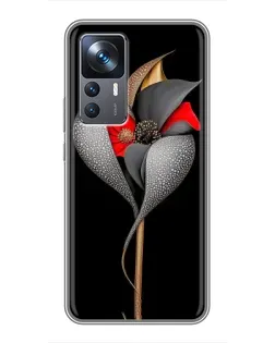 Чохол для Xiaomi 12T з картинкою «Срібна фантазійна квітка» Чохол для Xiaomi 12T з картинкою «Срібна фантазійна квітка»