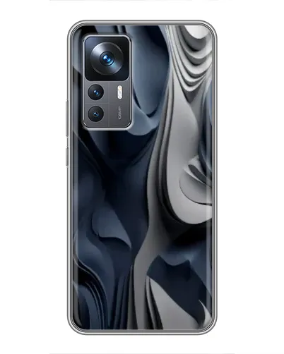 Чохол для Xiaomi 12T з картинкою «Об'ємні сині складки» Чохол для Xiaomi 12T з картинкою «Об'ємні сині складки»