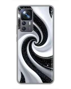 Чохол для Xiaomi 12T з картинкою «Чорно-біла спіраль» Чохол для Xiaomi 12T з картинкою «Чорно-біла спіраль»