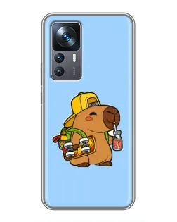 Чохол для Xiaomi 12T з картинкою «Капібара на скейті» Чохол для Xiaomi 12T з картинкою «Капібара на скейті»