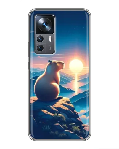 Чохол для Xiaomi 12T з картинкою «Захід сонця з капібарою» Чохол для Xiaomi 12T з картинкою «Захід сонця з капібарою»