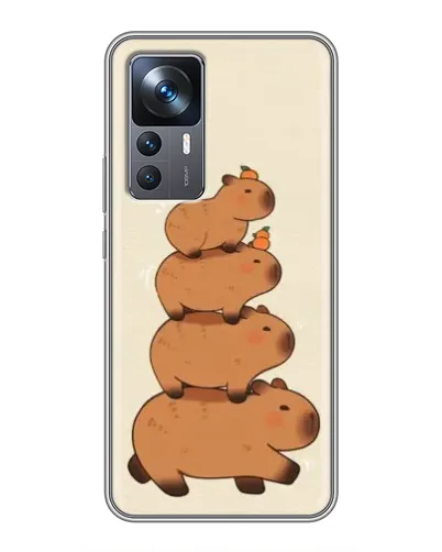 Чохол для Xiaomi 12T з картинкою «Вежа з капібар» Чохол для Xiaomi 12T з картинкою «Вежа з капібар»