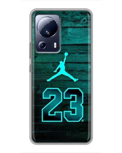 Чехол для Xiaomi 13 Lite с картинкой «Jordan Cyan 23» Чехол для Xiaomi 13 Lite с картинкой «Jordan Cyan 23»