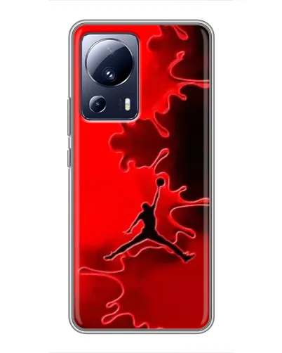 Чехол для Xiaomi 13 Lite с картинкой «Jordan Red Smoke» Чехол для Xiaomi 13 Lite с картинкой «Jordan Red Smoke»