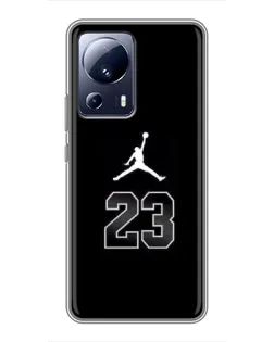 Чехол для Xiaomi 13 Lite с картинкой «Jordan Flight 23»