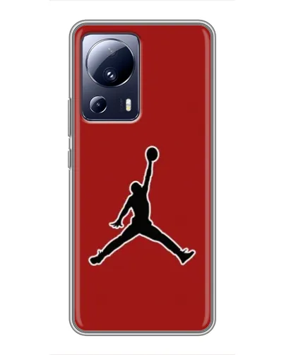 Чехол для Xiaomi 13 Lite с картинкой «Jordan Red Back» Чехол для Xiaomi 13 Lite с картинкой «Jordan Red Back»