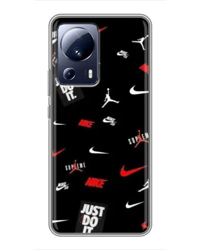 Чехол для Xiaomi 13 Lite с картинкой «Nike Mix Pattern» Чехол для Xiaomi 13 Lite с картинкой «Nike Mix Pattern»