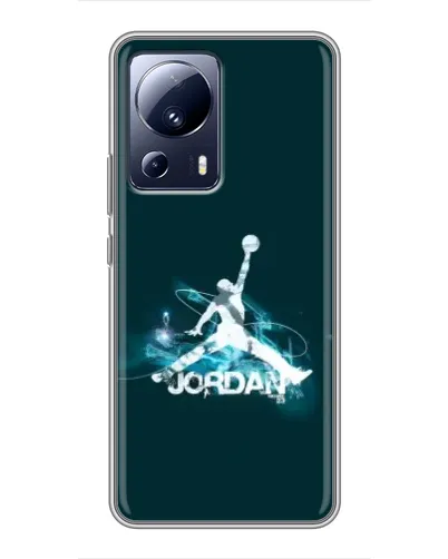 Чехол для Xiaomi 13 Lite с картинкой «Jordan Blue Fire» Чехол для Xiaomi 13 Lite с картинкой «Jordan Blue Fire»