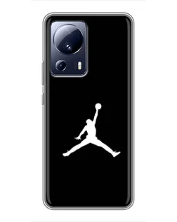 Чехол для Xiaomi 13 Lite с картинкой «Jordan Silhouette»