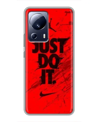 Чехол для Xiaomi 13 Lite с картинкой «Nike Just Do It» Чехол для Xiaomi 13 Lite с картинкой «Nike Just Do It»