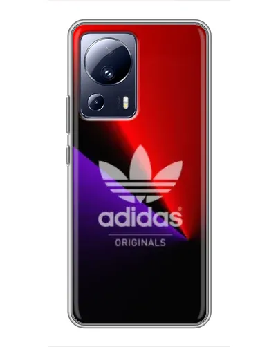 Чехол для Xiaomi 13 Lite с картинкой «Adidas Red Neon»