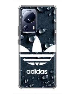 Чехол для Xiaomi 13 Lite с картинкой «Adidas Trefoil Blue»