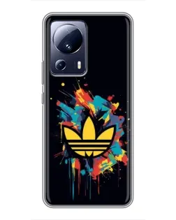 Чехол для Xiaomi 13 Lite с картинкой «Adidas Splash»