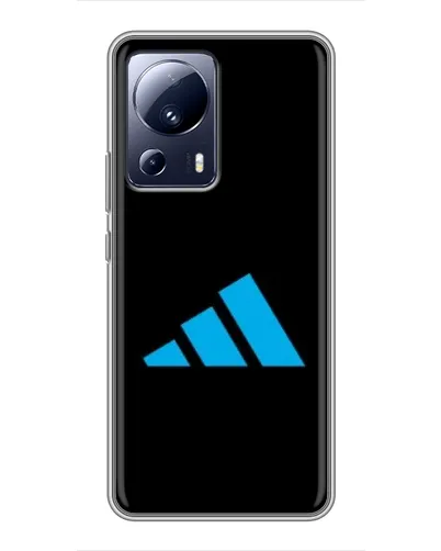 Чехол для Xiaomi 13 Lite с картинкой «Adidas Cyan Logo»