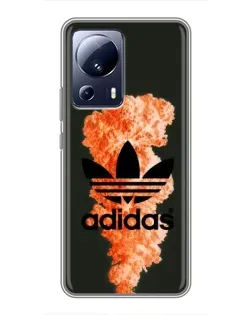 Чехол для Xiaomi 13 Lite с картинкой «Adidas Classic White»
