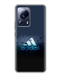 Чехол для Xiaomi 13 Lite с картинкой «Adidas Water Drops»
