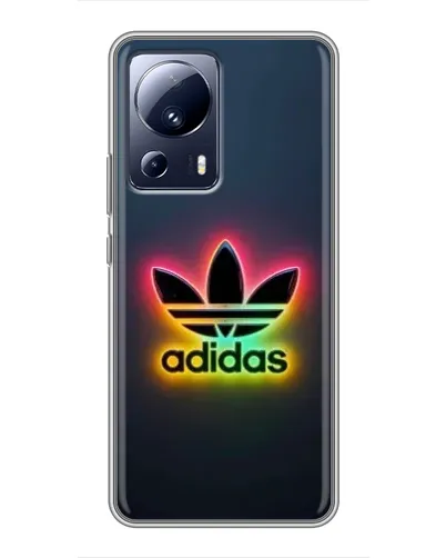 Чехол для Xiaomi 13 Lite с картинкой «Неоновый Adidas»
