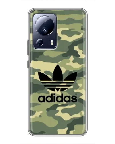Чехол для Xiaomi 13 Lite с картинкой «Милитари стиль Adidas»