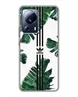 Чехол для Xiaomi 13 Lite с картинкой «Пальмовые листья адидас»