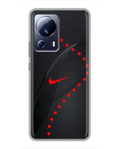 Чехол для Xiaomi 13 Lite с картинкой «Абстрактный дизайн Nike»