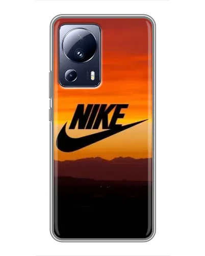 Чехол для Xiaomi 13 Lite с картинкой «Nike — вечерний горизонт»