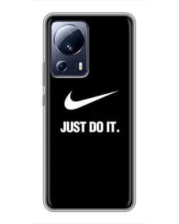 Чехол для Xiaomi 13 Lite с картинкой «Классический принт Nike»