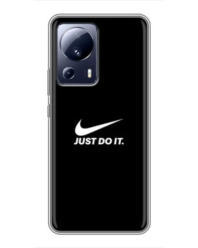 Чехол для Xiaomi 13 Lite с картинкой «Минимализм от Nike»