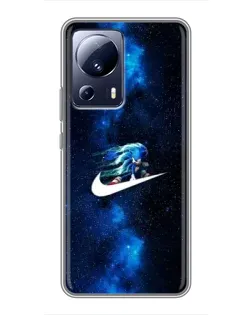Чехол для Xiaomi 13 Lite с картинкой «Звездный путь Nike»