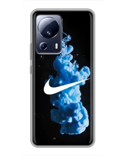 Чехол для Xiaomi 13 Lite с картинкой «Nike и синий дым»