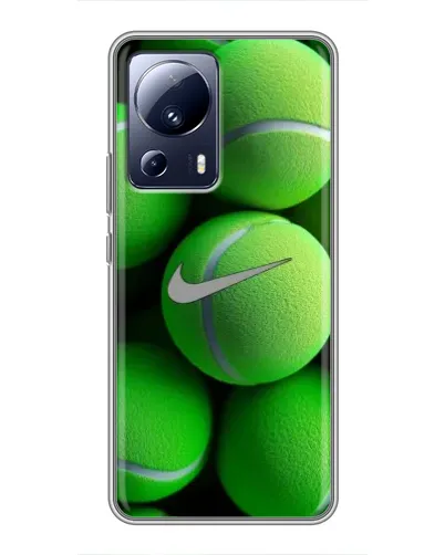 Чехол для Xiaomi 13 Lite с картинкой «Теннисные мячи Найк»