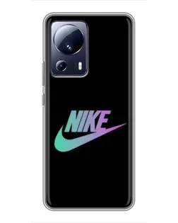 Чехол для Xiaomi 13 Lite с картинкой «Nike — городская ночь»