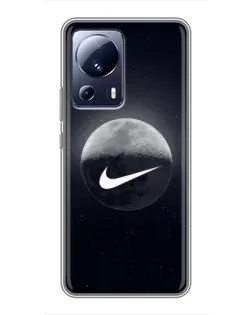 Чехол для Xiaomi 13 Lite с картинкой «Nike в стиле граффити»