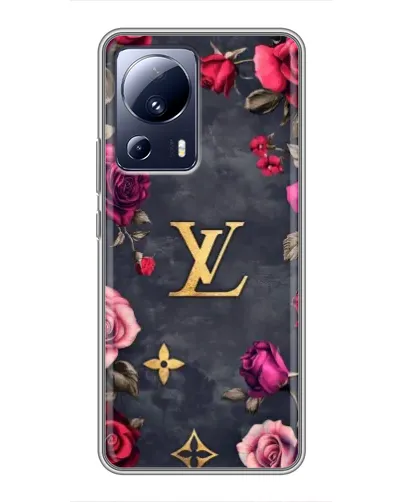 Чехол для Xiaomi 13 Lite с картинкой «Цветочный Louis Vuitton»