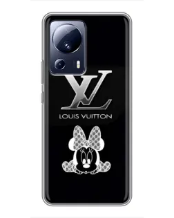 Чехол для Xiaomi 13 Lite с картинкой «LV и Минни Маус»