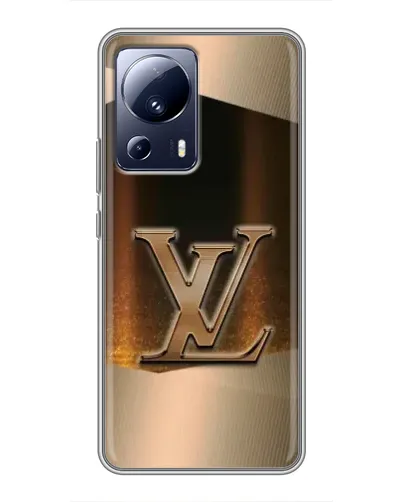 Чехол для Xiaomi 13 Lite с картинкой «LV — золотое сияние»