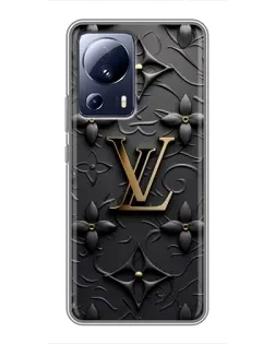 Чехол для Xiaomi 13 Lite с картинкой «Кожаная текстура LV»