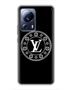 Чехол для Xiaomi 13 Lite с картинкой «LV — печать стиля»