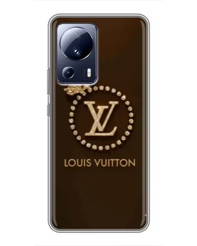 Чехол для Xiaomi 13 Lite с картинкой «LV — золотая печать»