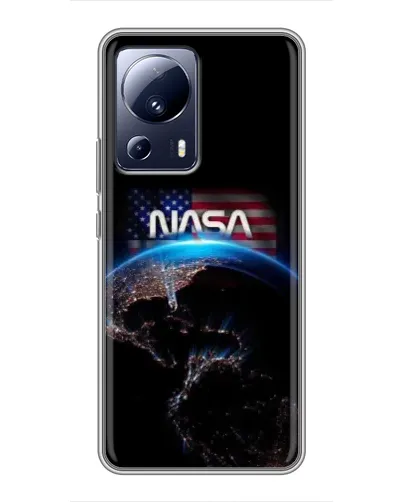 Чехол для Xiaomi 13 Lite с картинкой «Земля из космоса NASA»