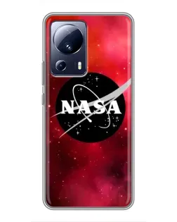 Чехол для Xiaomi 13 Lite с картинкой «NASA — красная туманность»